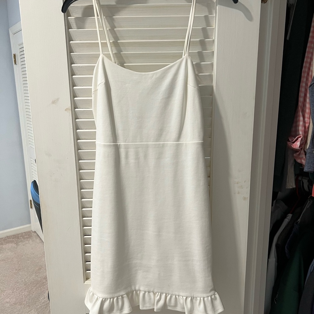 Lulu’s White Bridal Shower Dress